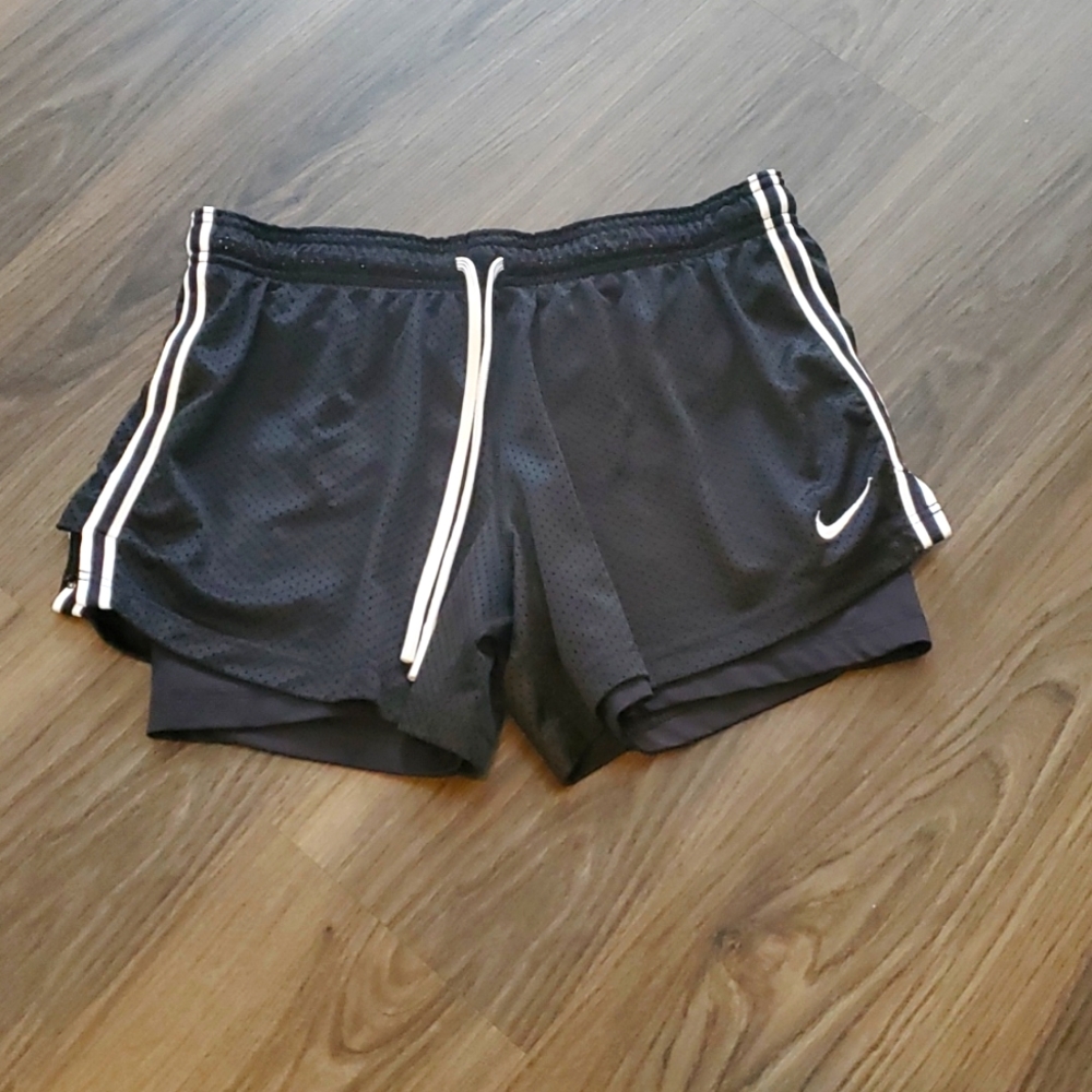 Womens Black Nike dri-fit shorts